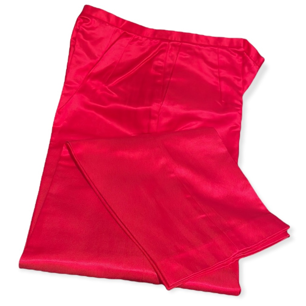 Talbots Silk Pants Raspberry Red Size 6 - Picture 2 of 10